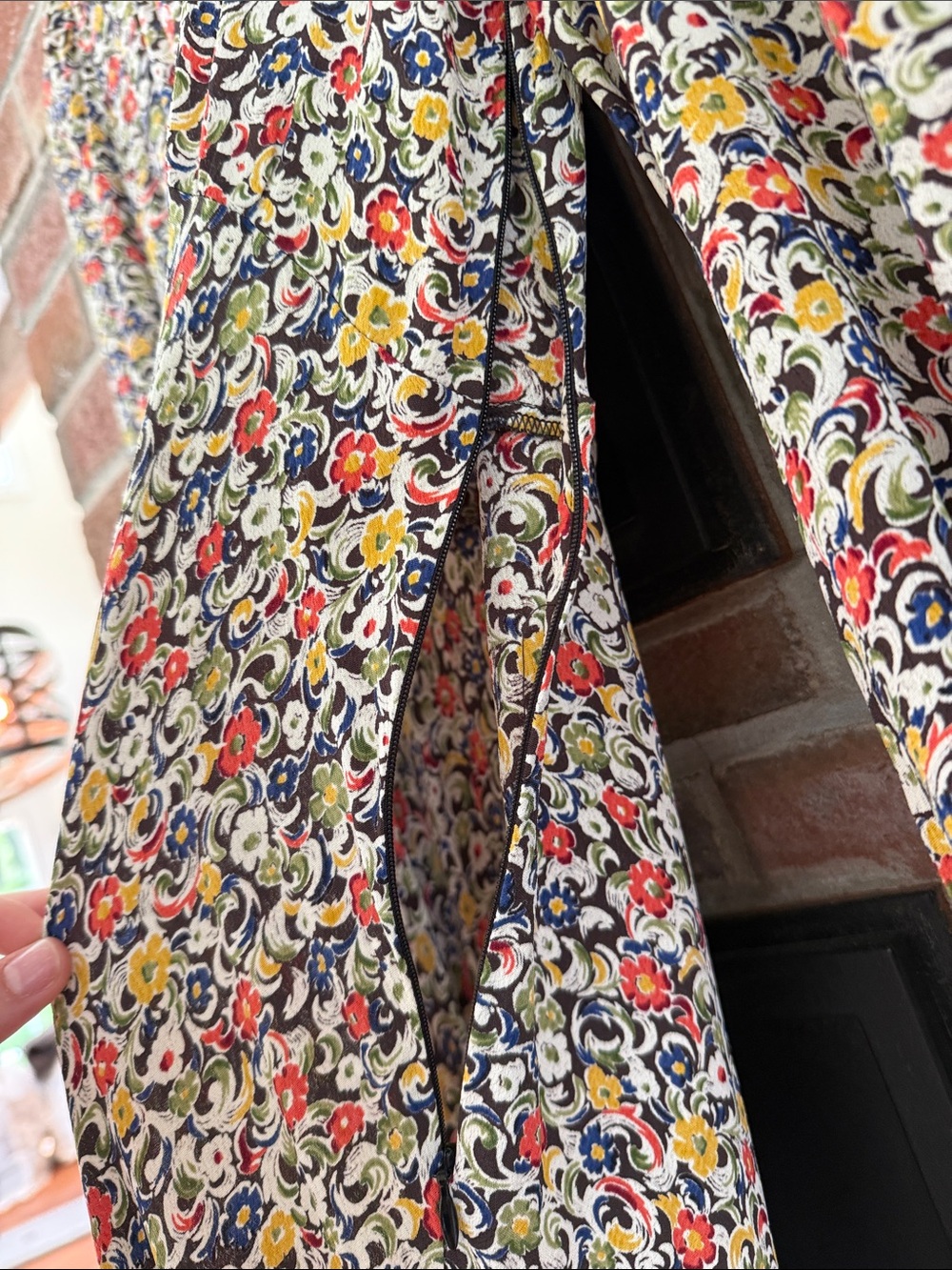 Doen Floral Maxi Dress in Multicolor ditsy print - Picture 5 of 6